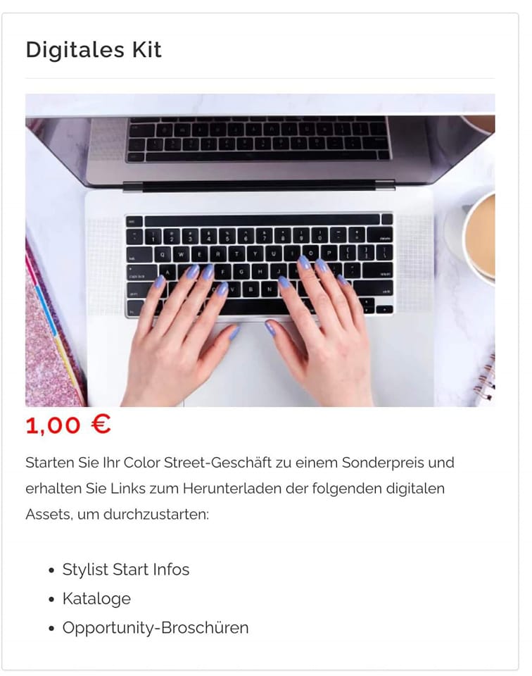 home office Nagellackstreifen Colorstreet